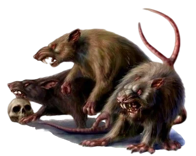 Гіганцкі пацук (Giant Rat) | Бестыярый D&D 5e